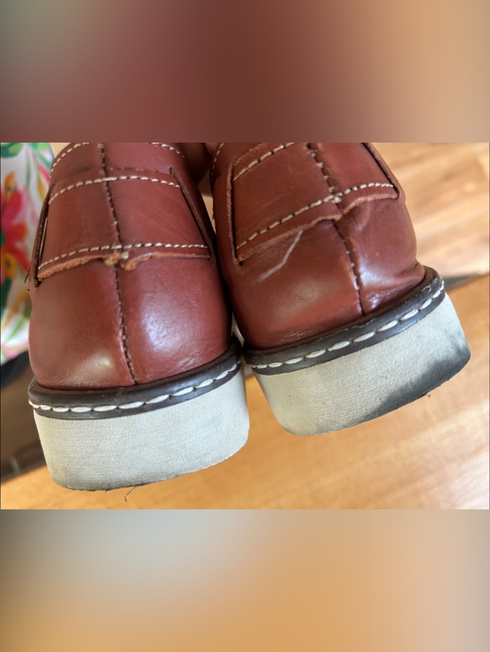 Women’s Brown Woven Leather Huaraches by BearPaw - Picture 5 of 5